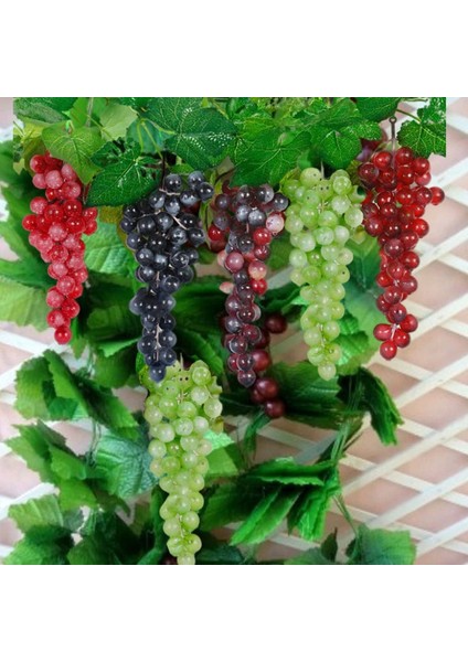 5'li Paket Mini Yapay Asma 60'lı Paket (Siyah, Kırmızı, Fuşya, Kızıl, Yeşil) (Yurt Dışından) modelleri