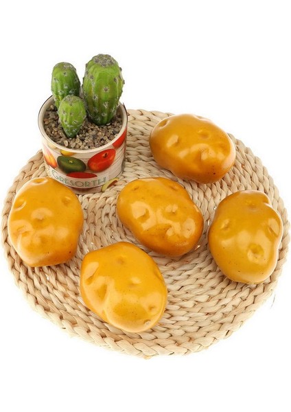 6 Adet Yapay Patates Gerçekçi Yapay Sebze Ev Mutfak Parti Bahçe Dekorasyon Için Gıda Oyuncak Çocuklar Öğrenme (Yurt Dışından) modelleri