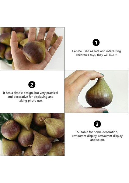 5 Adet Yapay Incir, Simülasyon Süslemeler Dekoratif Incir Modelleri Yaratıcı Mobilya Oyuncaklar Ev Mutfak Parti Dekorasyon Için (Yurt Dışından) indirimleri