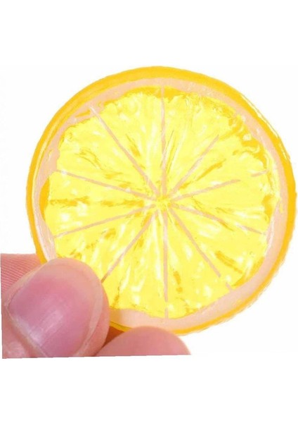 30 Adet Simülasyon Limon Dilimleri Yapay Yapay Meyve Modeli Dekoratif Düğün Süsleme Festivali Dekorasyon (Sarı) (Yurt Dışından) fırsatları