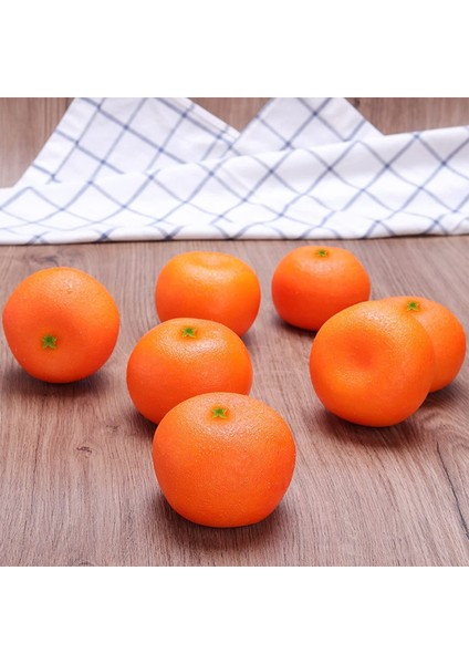 6 Adet Yapay Portakal Mandalina Yapay Meyve Ev Dekorasyonu Mutfak Masa Ekranı (Sadece Turuncu) (Yurt Dışından) fırsatları
