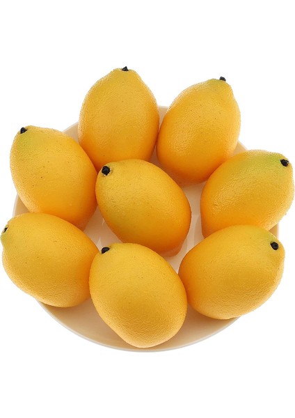 12 Adet Yapay Simülasyon Limon Yapay Meyve Ev Partisi Için Mutfak Masa Dolabı Noel Dekorasyonu (Sarı ve Yeşil) (Yurt Dışından) modelleri