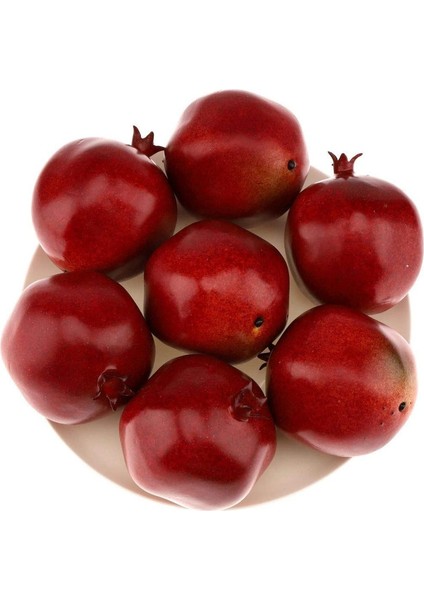 6 Adet Yapay Nar Dekorasyon Yapay Nar Meyve Ev Partisi Mutfak Için Noel Festivali Gösterisi (Yurt Dışından) modelleri