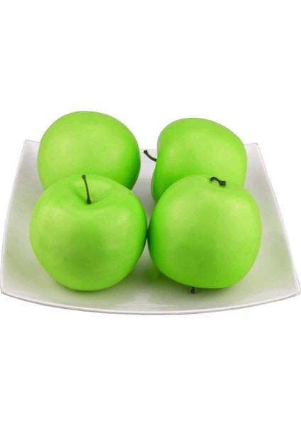 12 Adet, Cadılar Bayramı/noel/parti Dekorasyonu Için Yapay Elma Yapay Meyve Yeşil Elmalar (Yurt Dışından) fırsatları