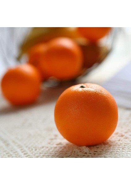 6 Adet Yapay Turuncu Yapay Meyve Dekorasyon Festivali Ekranı Için Plastik Gıda (Turuncu) (Yurt Dışından) indirimleri