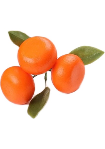 5 Adet Yapay Portakal Simülasyon Meyve Seti Dekorasyon Için Plastik Gerçekçi Meyve Turuncu (Yurt Dışından) modelleri