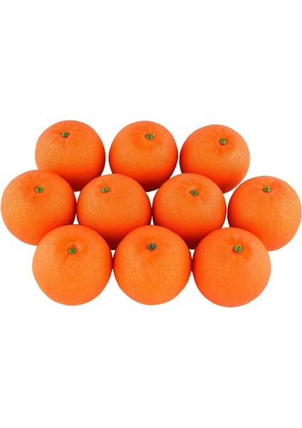 10 Adet Yapay Simülasyon Turuncu Ev Ev Mutfak Parti Dekorasyon Için Yapay Meyve Set (Yurt Dışından)