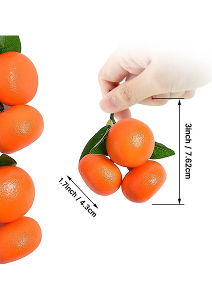 3 Adet Yapay Meyve Mini Mandalina Portakal Simülasyon Yapay Festival Dekorasyonu Için (Yurt Dışından) fiyatları