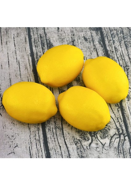 10 Packs, Ev Mutfak Parti Dekorasyon Için Yapay Sarı Limon Simülasyon Yapay Meyve (Yurt Dışından) indirimleri