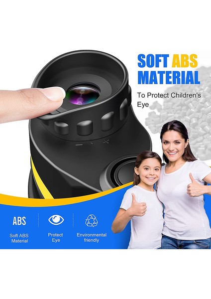 1 Adet, Çocuklar Için Dürbün, Kompakt Yüksek Çözünürlüklü Darbeye Dayanıklı Dürbün, Sarı (Yurt Dışından) fiyatları