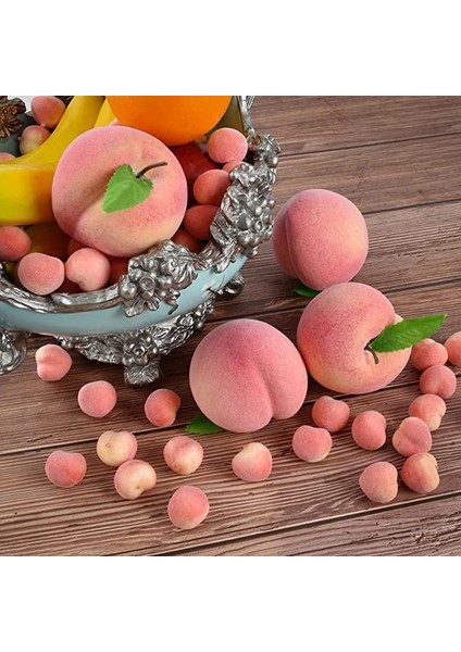 50 Mini Yapay Meyve Şeftali Dekorasyonu (3.5cm) (Yurt Dışından) indirimleri