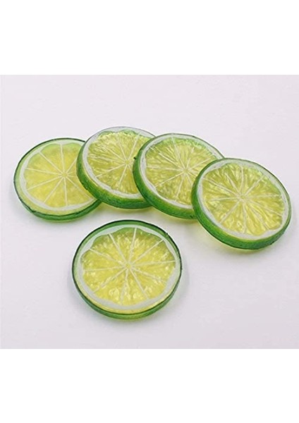 10 Yapay Limon Dilimi, Mini Simülasyon Yeşil Limon Dilimleri Plastik Yapay Meyve Modeli (Yeşil) (Yurt Dışından) fiyatları