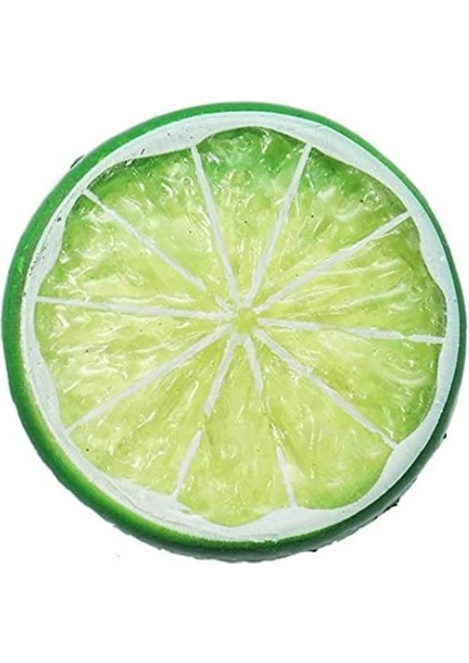 10 Yapay Limon Dilimi, Mini Simülasyon Yeşil Limon Dilimleri Plastik Yapay Meyve Modeli (Yeşil) (Yurt Dışından) modelleri