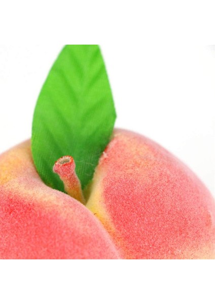 12 Adet Yapay Şeftali Yapay Meyve Modeli Şeftali Ev Ev Mutfak Parti Dekorasyon (Yurt Dışından) modelleri