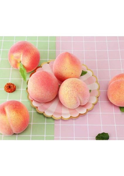 12 Adet Yapay Şeftali Yapay Meyve Modeli Şeftali Ev Ev Mutfak Parti Dekorasyon (Yurt Dışından) indirimleri