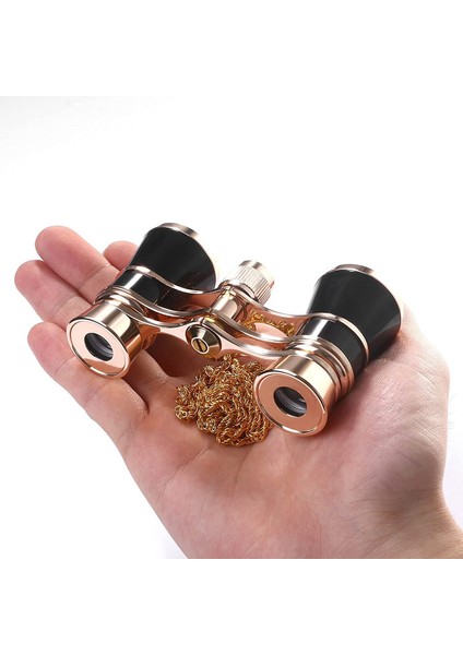 1 Adet, Opera Gözlük Dürbünleri, Tiyatro Gözlükleri Mini Dürbün Kompakt, Siyah Zincirli, 3X25 (Yurt Dışından) modelleri