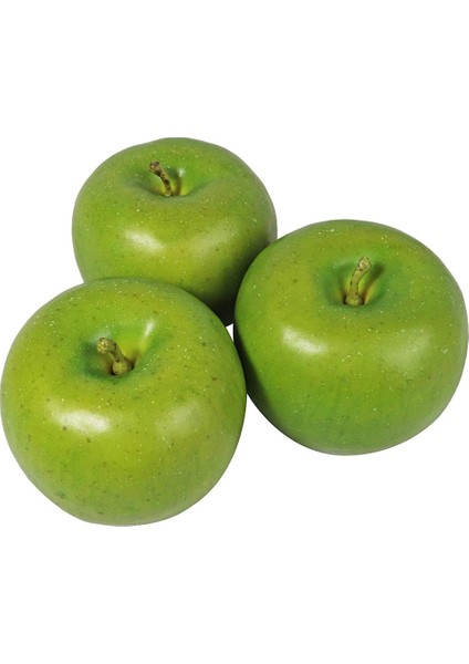 3pc, Yeşil Elma, Taklit Meyve, Yapay Yapay Elma, Mutfak, Oturma Odası, Parti Vb. Için Dekorasyon (Yeşil Elma) (Yurt Dışından)