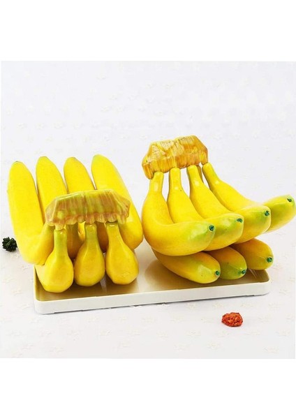 1 Adet, Yapay Yapay Sarı Muz Meyve Dükkanı Ekran Dekorasyon Of 3 Kafa Muz (Yurt Dışından) modelleri