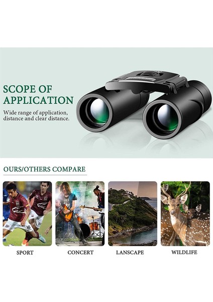 1 Adet, Dürbün Mini Cep Dürbünü Ithalat Tam Optik Cam, Katlanabilir, 8*21 (Yurt Dışından) modelleri