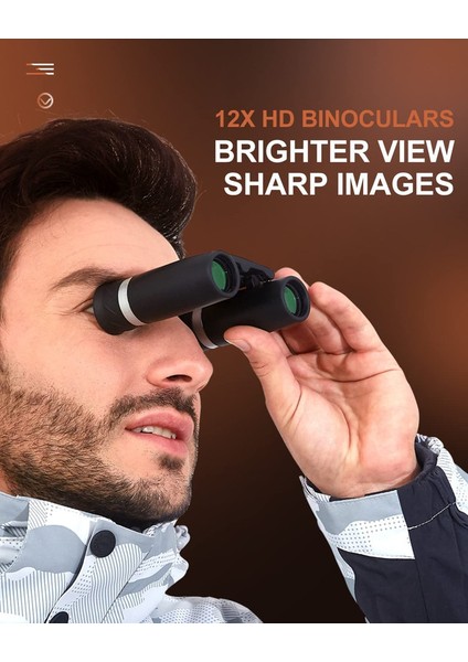 1pc, Mini Kompakt Dürbün, Tamamen Çoklu Kaplamalı, 12X22 (Yurt Dışından) indirimleri