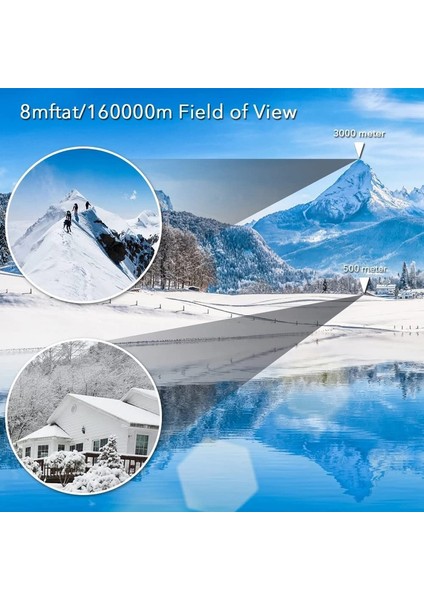 1 Adet, Düşük Işıkta Gece Görüşlü Dürbün, Profesyonel Su Geçirmez Yüksek Güçlü Optik, 60X60 (Yurt Dışından) indirimleri