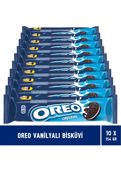 Vanilyalı Bisküvi 154 gr - 10 Adet