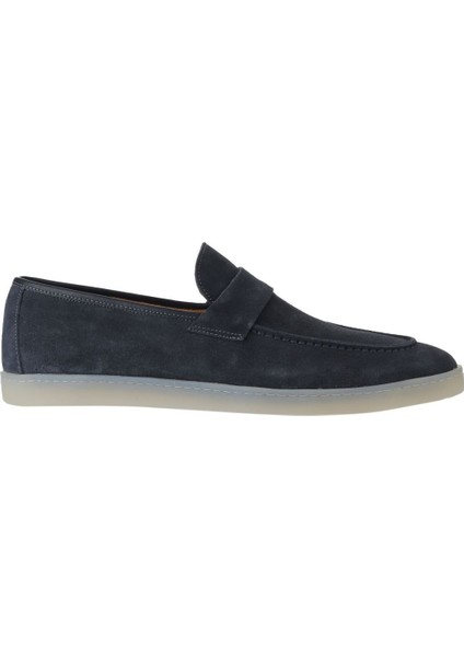 Yeşil Koyu Süet Erkek Loafer 11M22288