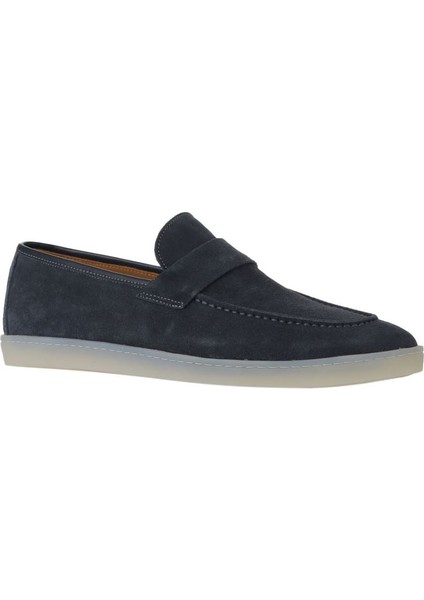 Yeşil Koyu Süet Erkek Loafer 11M22288