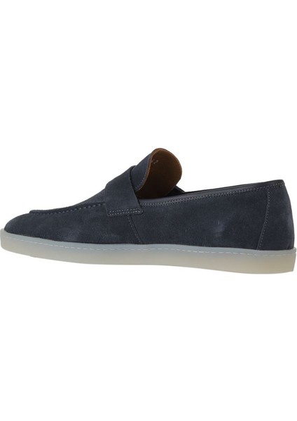 Yeşil Koyu Süet Erkek Loafer 11M22288