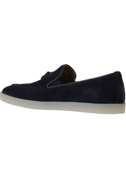 Lacivert Deri Erkek Loafer 11M22058 indirimleri
