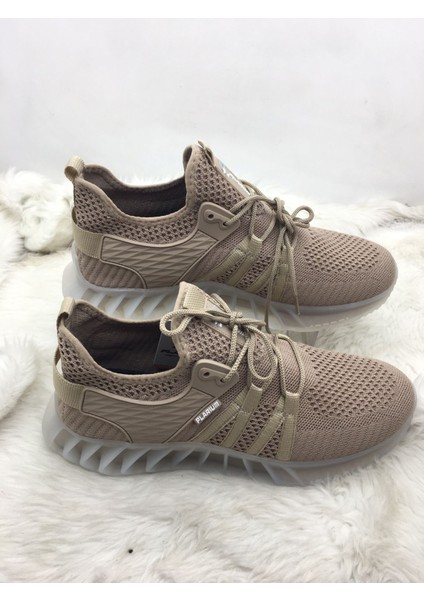 Kapuçino Triko Erkek Spor Ayakkabı (Plrm) - Kapuçino - 43 - ST01833-KAPUÇİNO-43