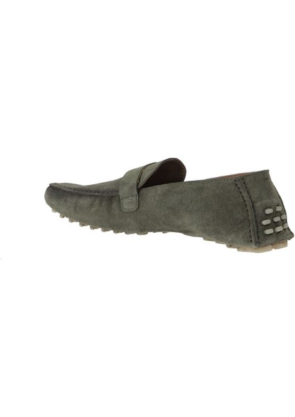 Haki Açık Süet Erkek Loafer 10M102661