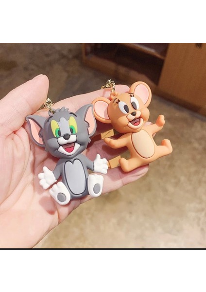 Tom ve Jerry Anahtarlık ve Çanta Aksesuarı 2 Adet