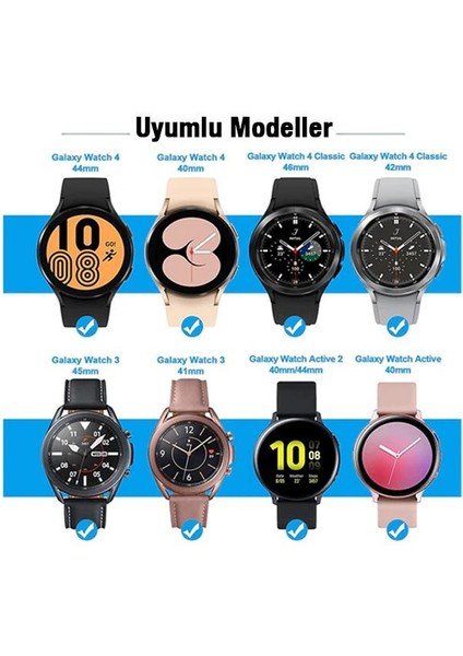 Polham 1mt Samsung Galaxy Watch 5,watch 5 Pro, Watch 3, Watch 4 Uyumlu Ultra Hızlı Saat Şarj Kablosu