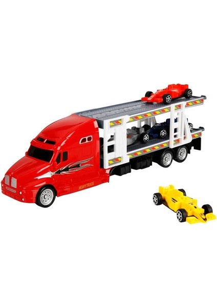 Maxx Wheels 1:48 Transporter Tır 30CM 2 Katlı 4 Araçlı 02322