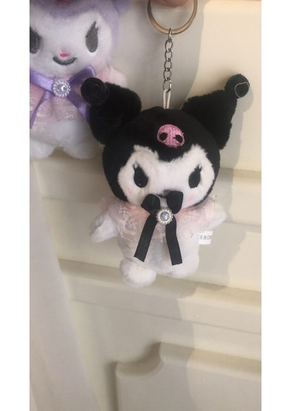 Kuromi Peluş Anahtarlık Siyah