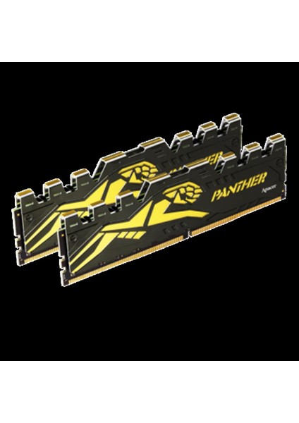 Panther Black-Gold 16GB (2X8GB) 3200MHZ CL16 Ddr4 Gaming Ram (AH4U16G32C28Y7GAA-2)