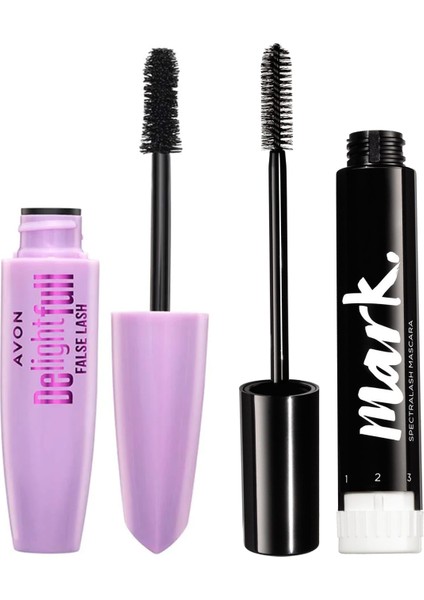 Delightfull False Lash ve Mark Spectra Lash Kademeli Maskara Paketi