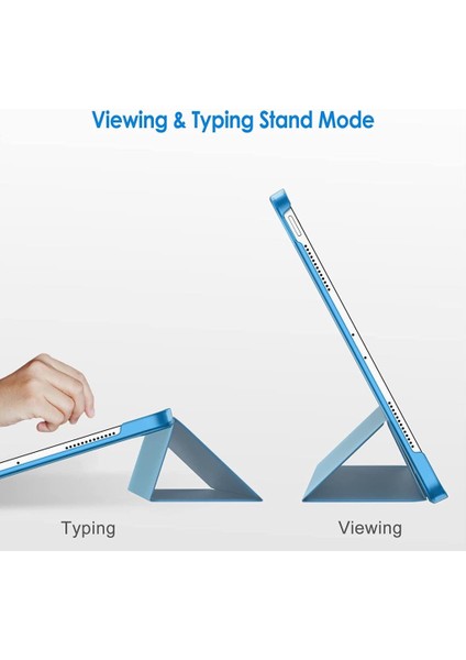 Apple iPad Pro 11 4. Nesil 3. Nesil 2022 2021 Kılıf PU Deri Smart Standlı Case A2377 A2459 A2301 A2460