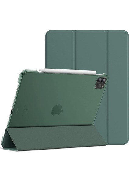 Apple iPad Pro 11 4. Nesil 3. Nesil 2022 2021 Kılıf PU Deri Smart Standlı Case A2377 A2459 A2301 A2460