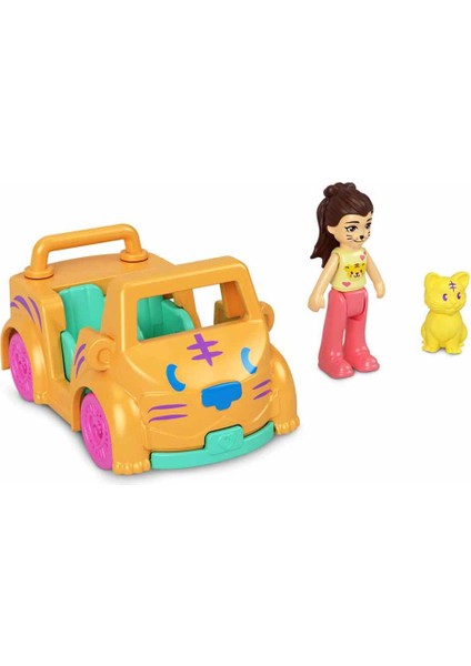 Polly Pocket Polly Pocket'ın Muhteşem Araçları Oyun Setleri HKV55 - Kaplan