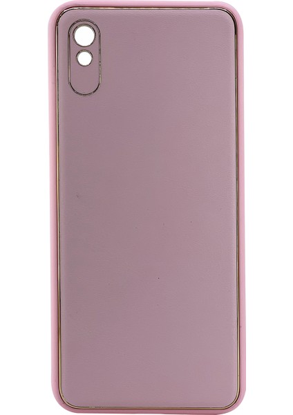 Xiaomi Redmi 9A Uyumlu Coco Leather Seri Arka Koruma Kılıf