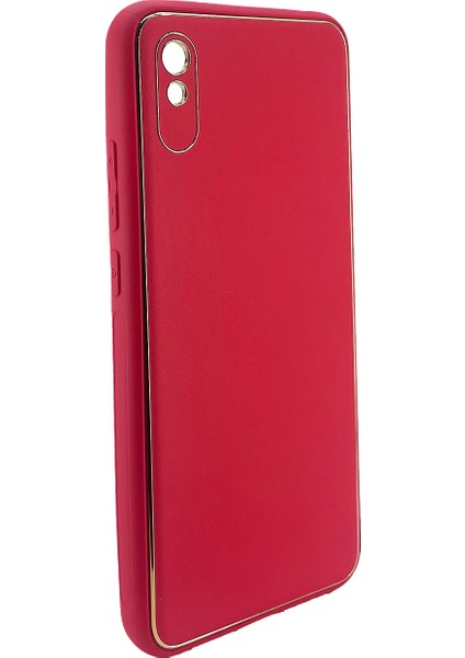 Xiaomi Redmi 9A Uyumlu Coco Leather Seri Arka Koruma Kılıf