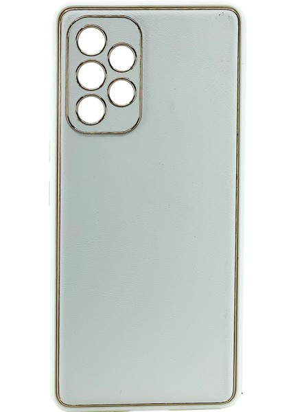 Samsung Galaxy A53 Uyumlu Coco Leather Seri Arka Koruma Kılıf