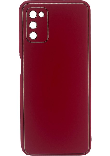 Samsung Galaxy A03S Uyumlu Coco Leather Seri Arka Koruma Kılıf