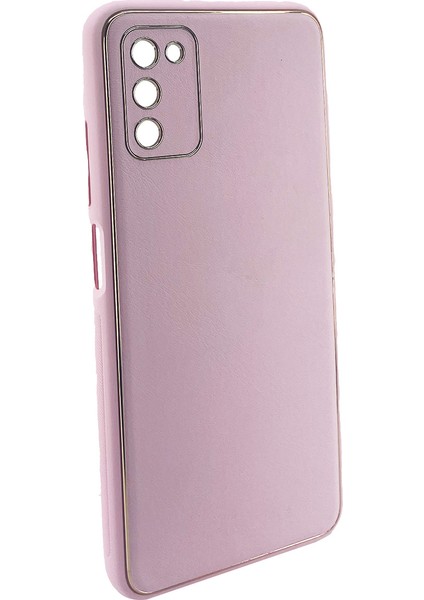 Samsung Galaxy A03S Uyumlu Coco Leather Seri Arka Koruma Kılıf