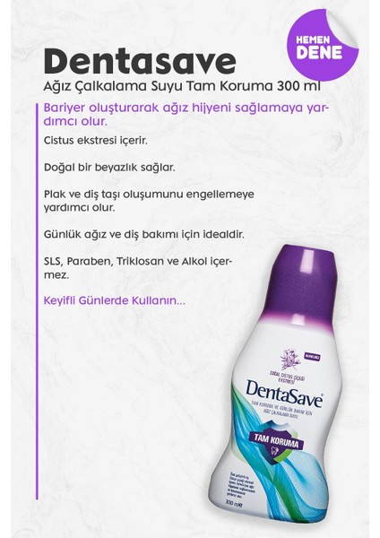 Tam Koruma Çalkalama Suyu 300 ml