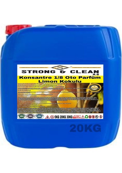 Oto Parfüm Konsantre 1/8 Limon Kokusu 20KG