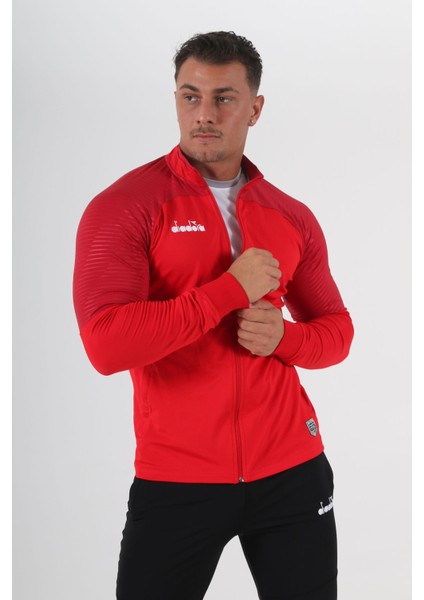 Premium Kamp Eşofmanı Tek Üst Kırmızı fırsatları