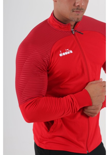 Premium Kamp Eşofmanı Tek Üst Kırmızı indirimleri